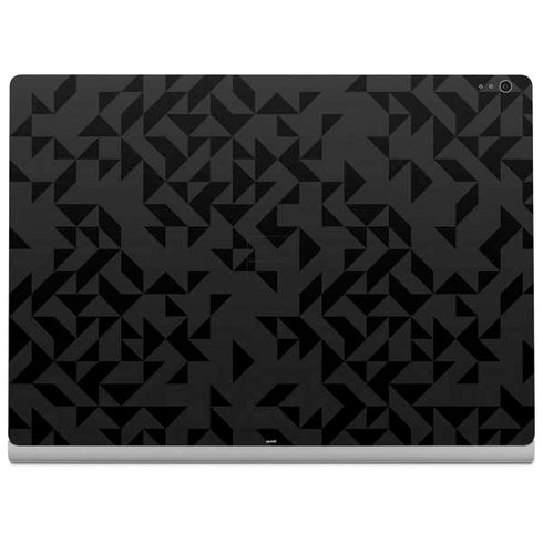 Black Geometric Surface Book 2 15in Skin